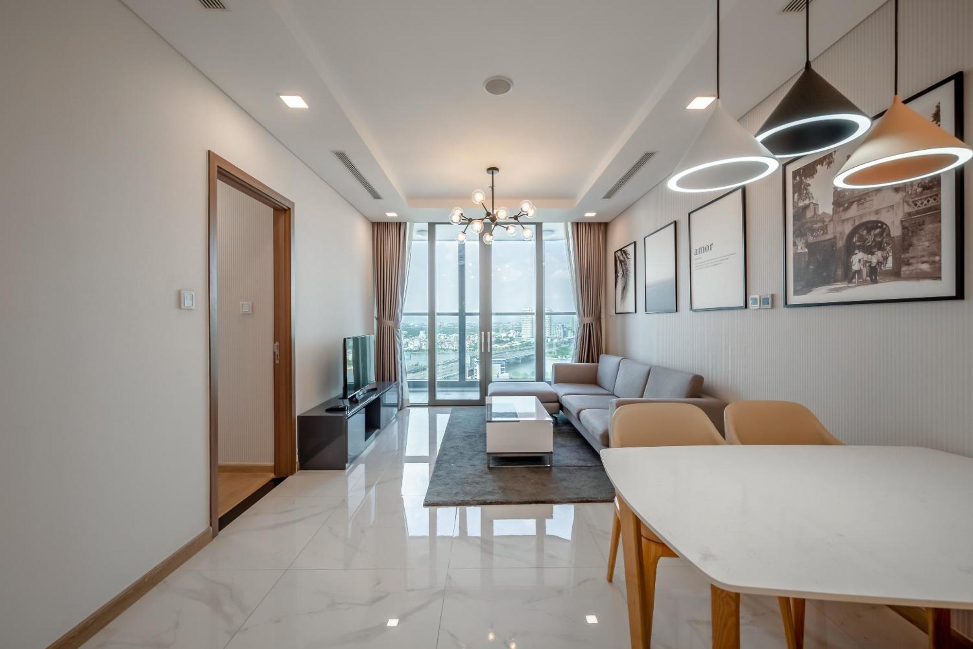Vinhome Central Park Apartment Ho-Chi-Minh-Stadt Exterior foto